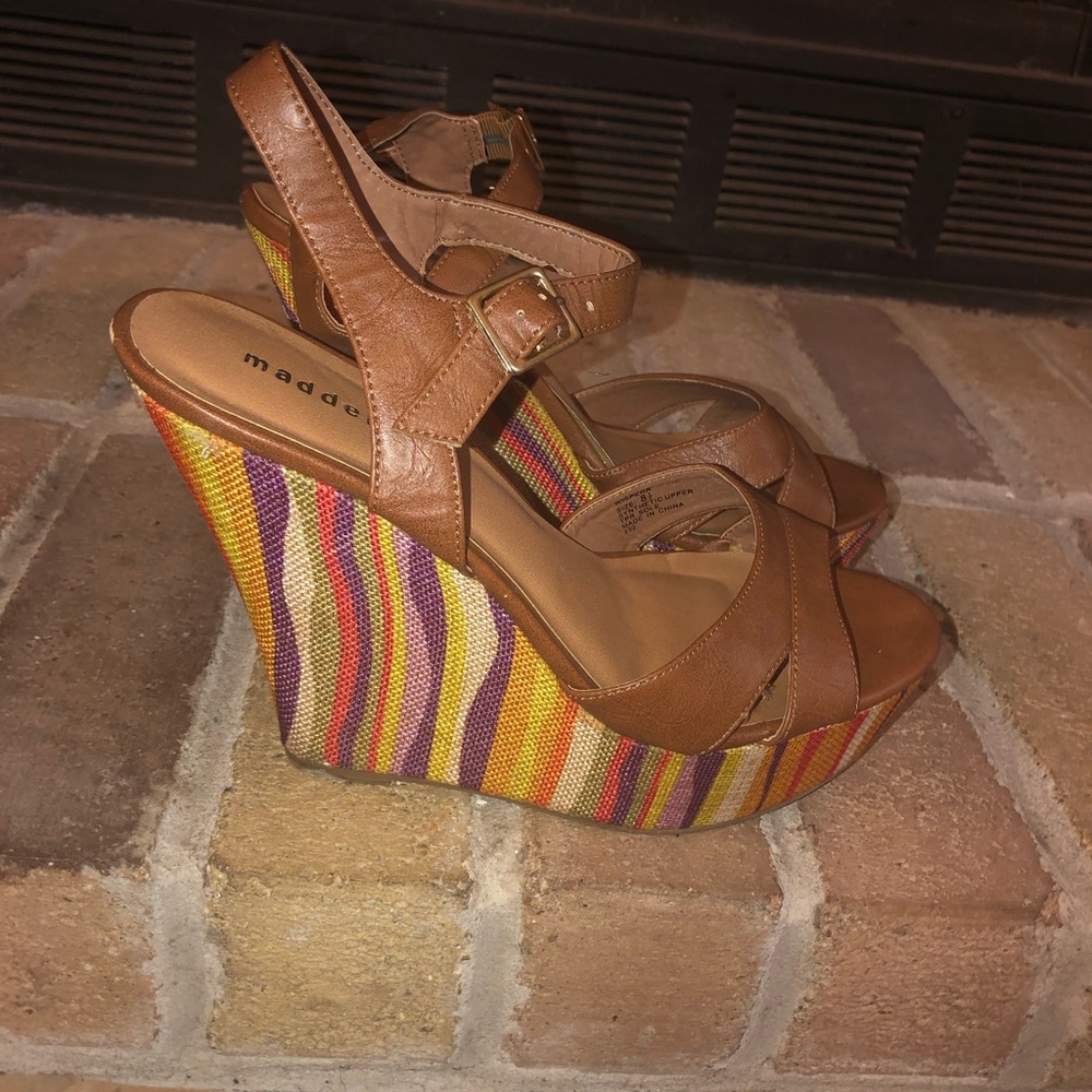 Steve Madden Multi color Wedge